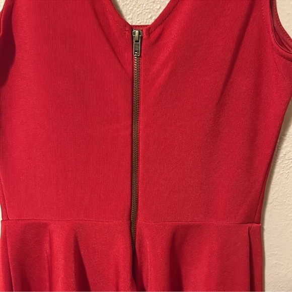Lulus Red Skater Dress - Picture 4 of 6